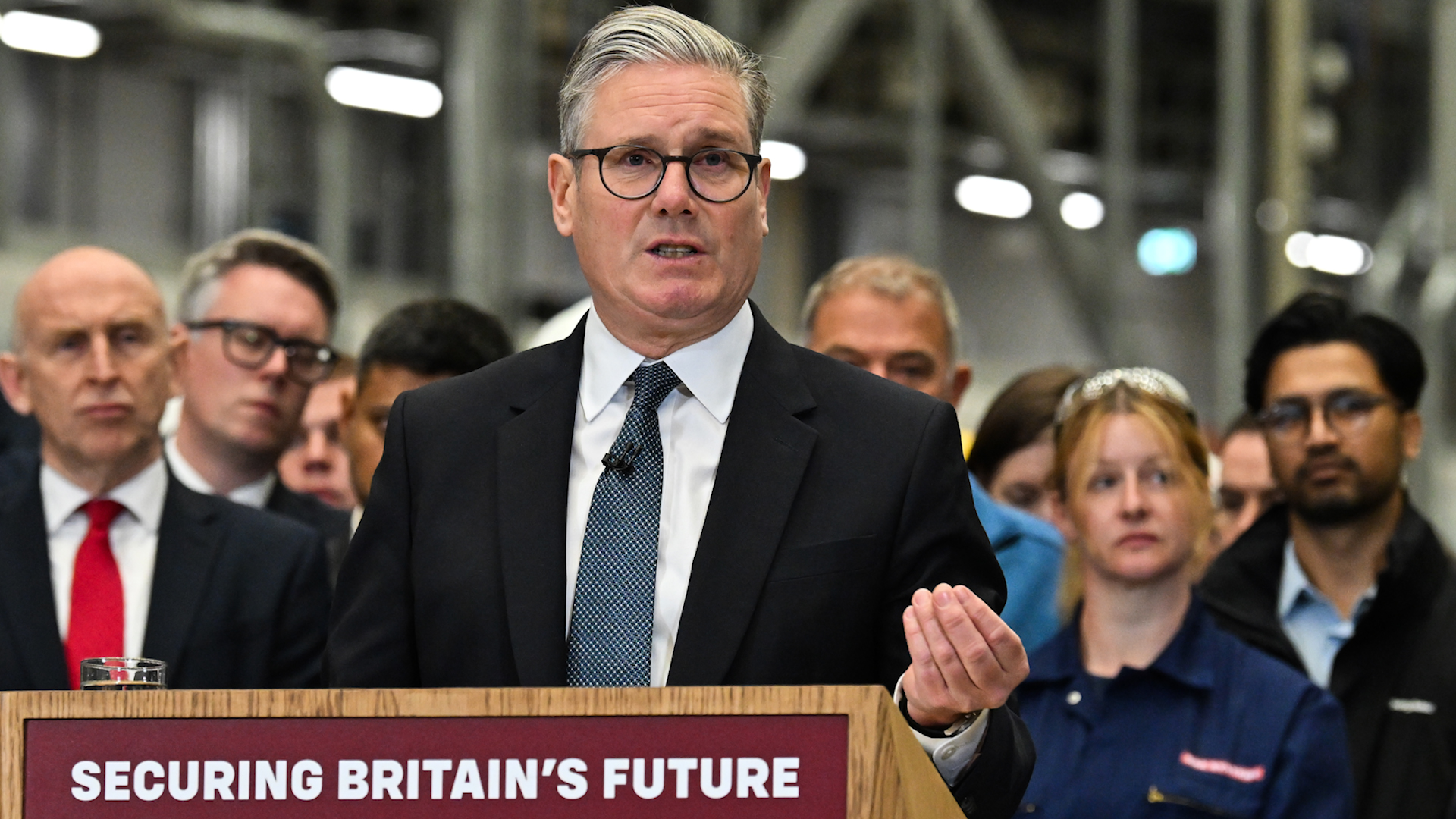 Sir Keir Starmer announces the Strategic Defence Review at Govan Shipyard