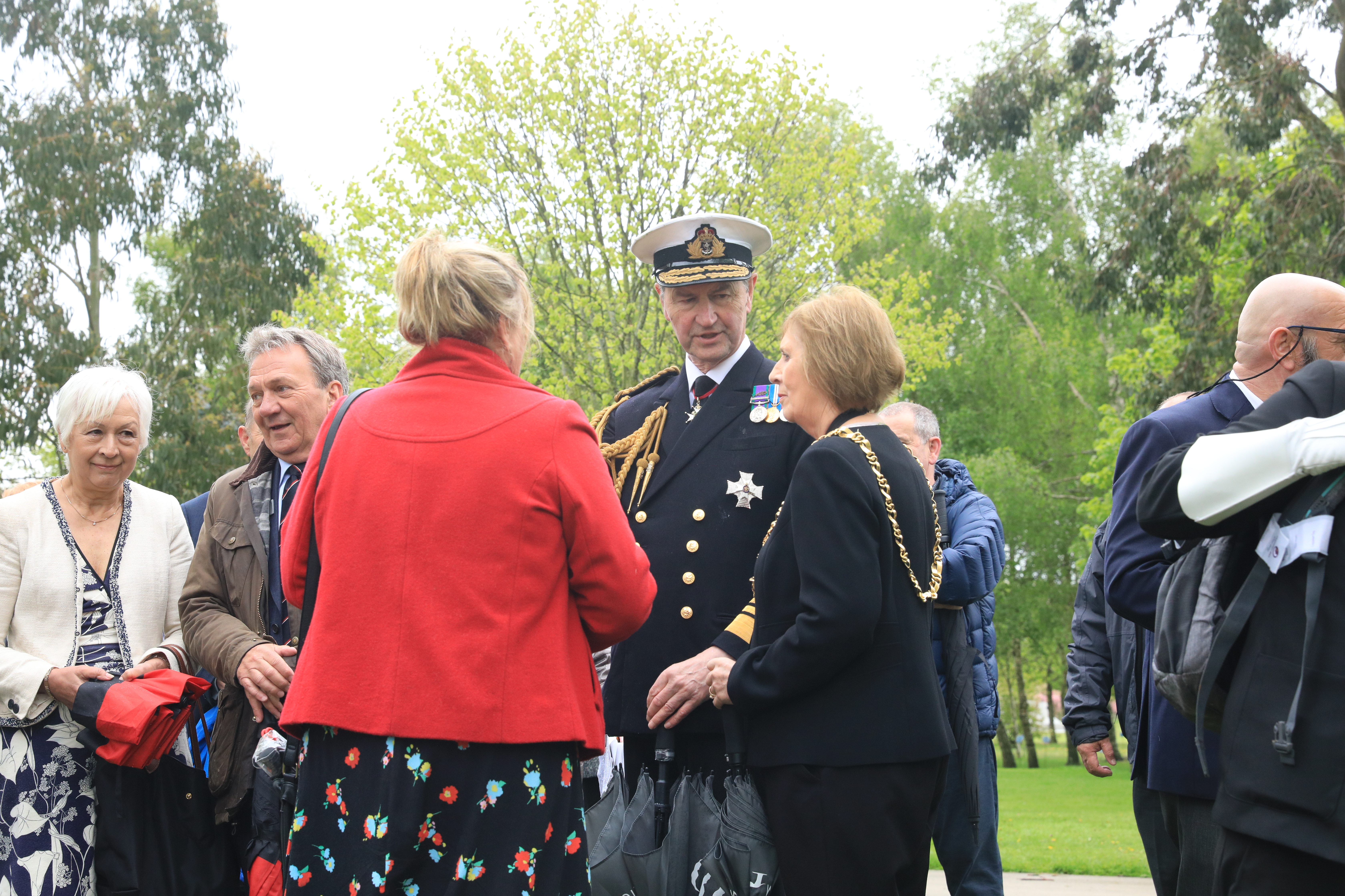 Sir Timothy LAurence at NMA in May 2022 for HMS Sheffield memorial unveiling credit BFBS