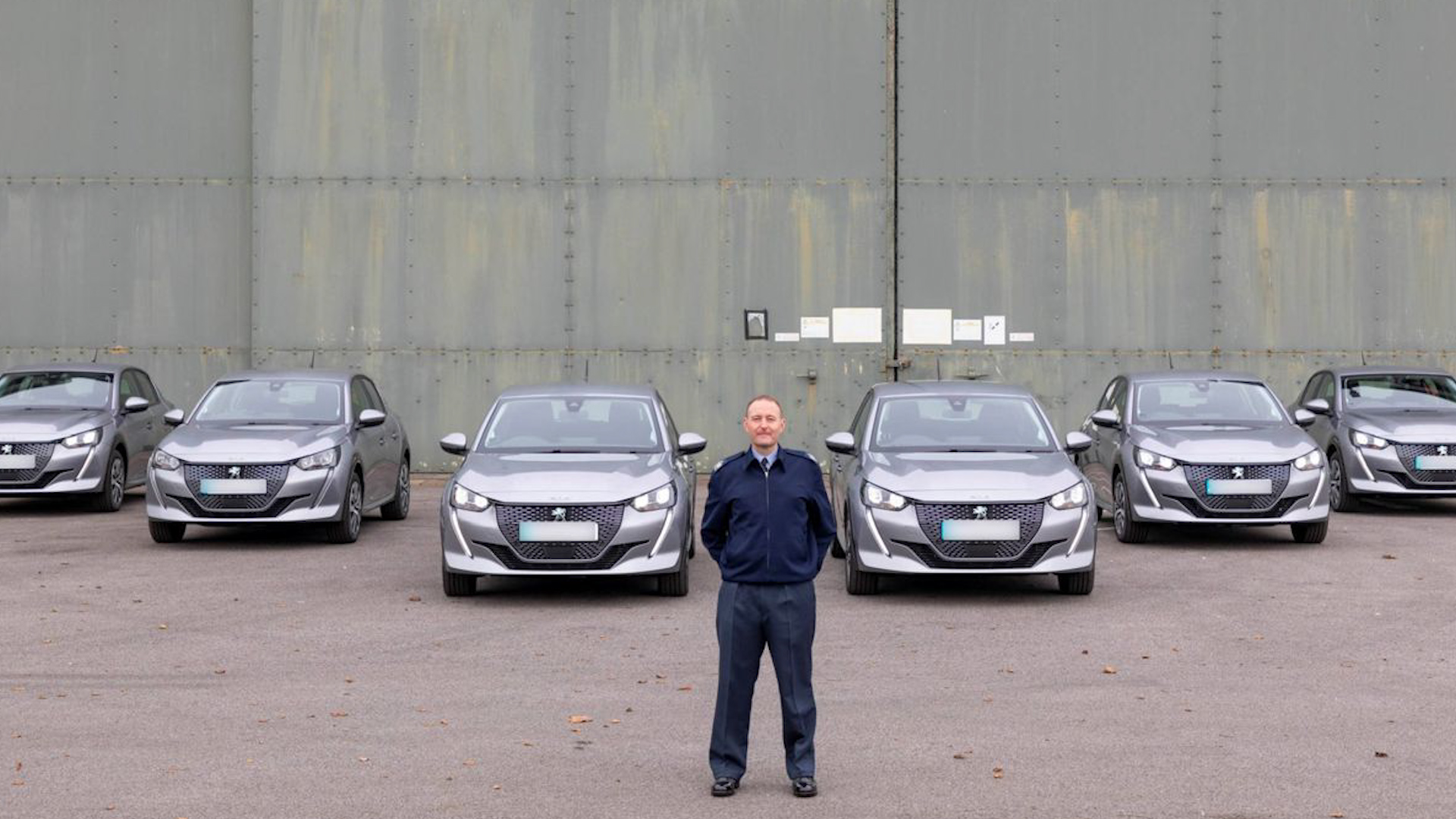 Last year, RAF Leeming welcomed a fleet of electric vehicles to the base (Picture: RAF).