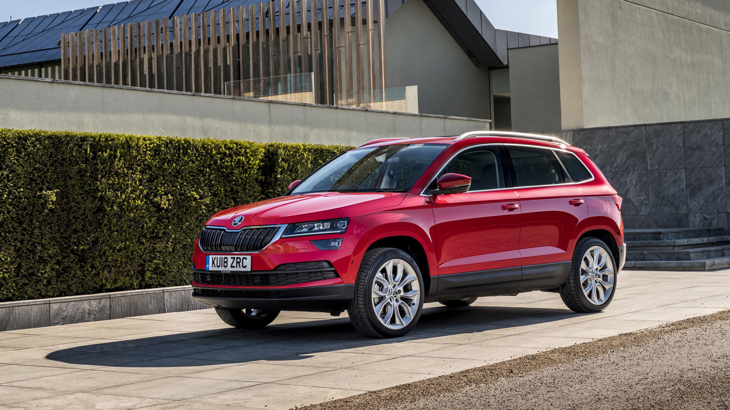 Skoda Karoq Car Red Vehicle Sponsored Article Forces Cars Direct