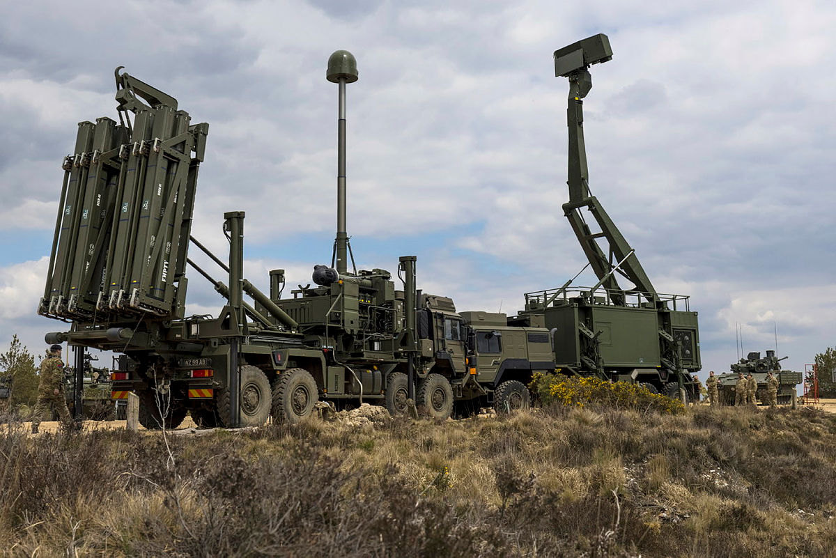 Sky Sabre British Army anti-aircraft missile system shown in 2021