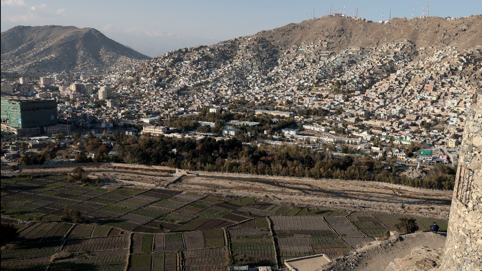 Skyline of Kabul in Afghanistan (Picture: Alamy).