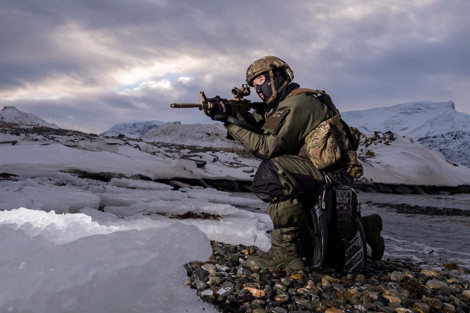 Cover image: Small teams of Royal Marines conduct reconnaissance training in the Arctic Circle (Picture: Royal Navy).