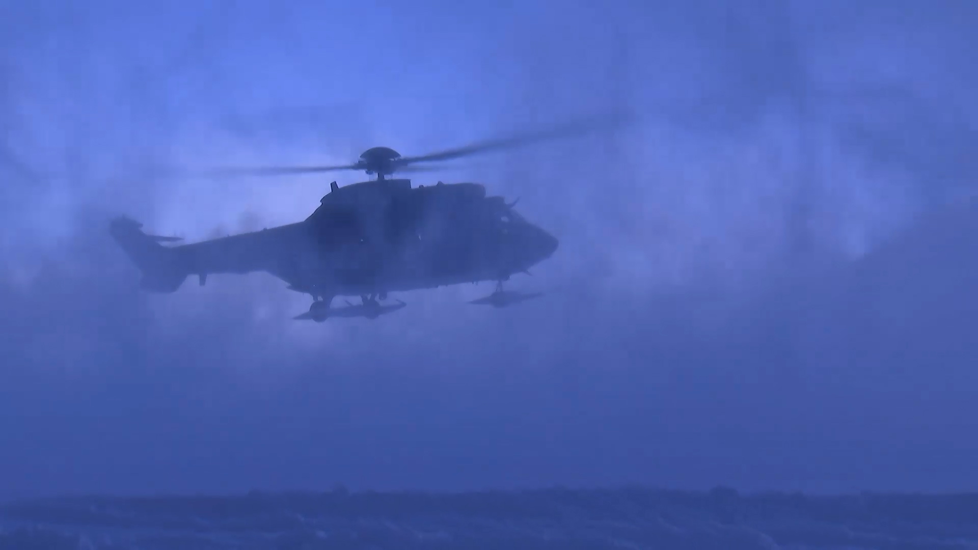 Landing on snow