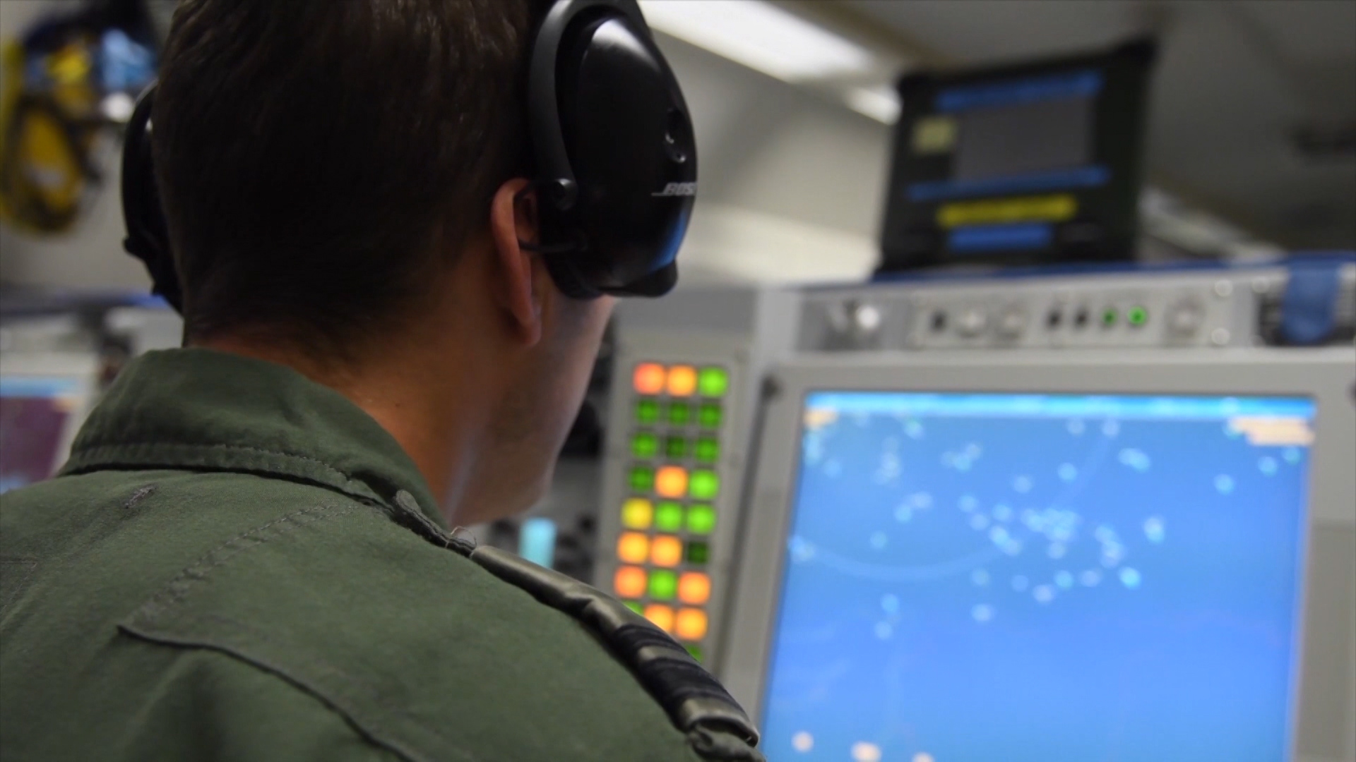 So-called mission crew on the AWACS (Picture: NATO TV).