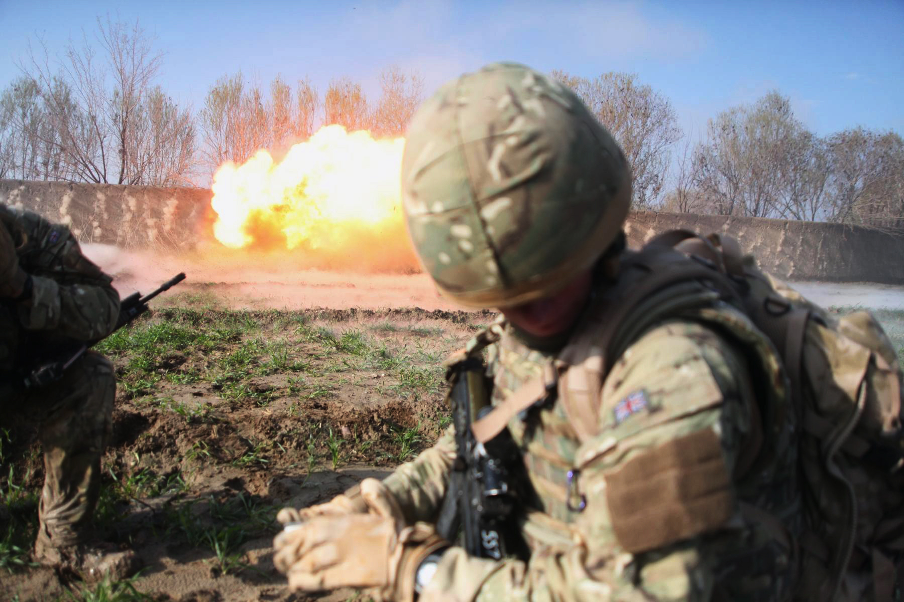 23 Engineer Regiment Soldier Detonating Explosives in Afghanistan 2011 Defence Imagery