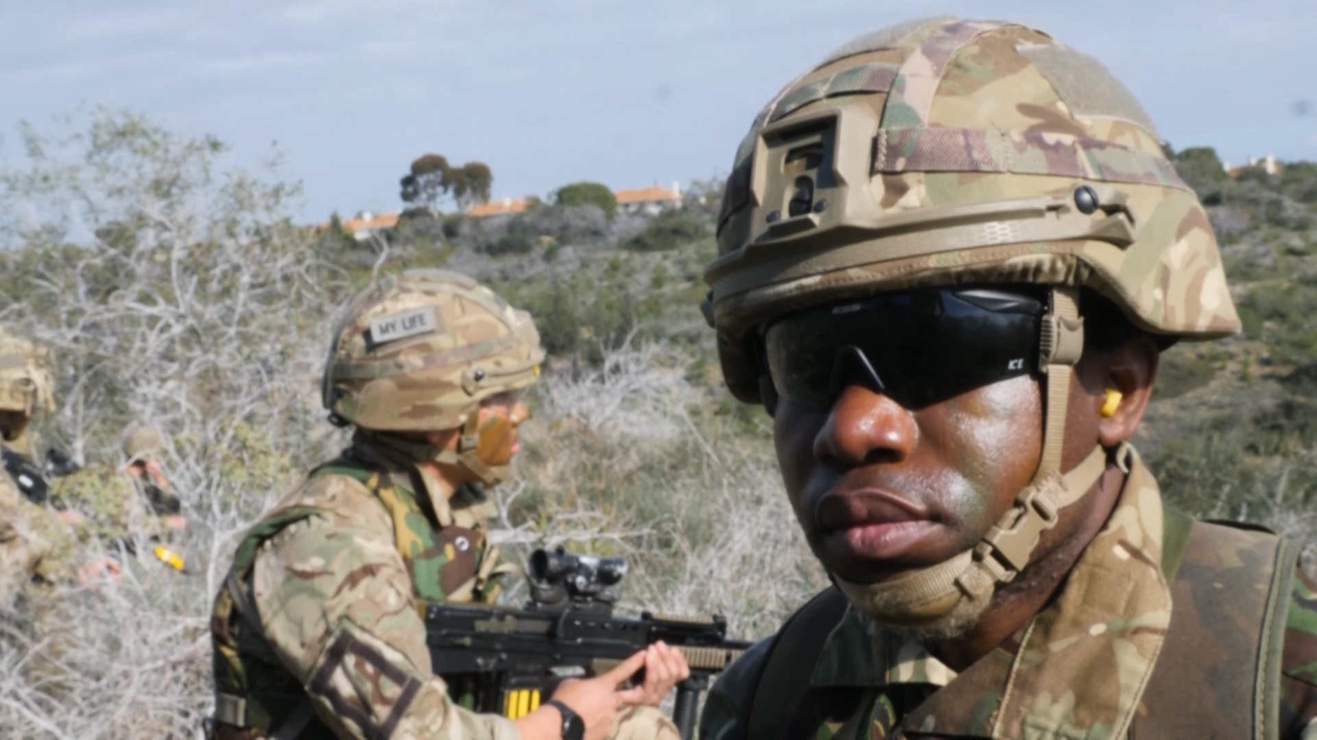 Soldier during Cyprus Signals Exercise 220119 CREDIT Forces News 