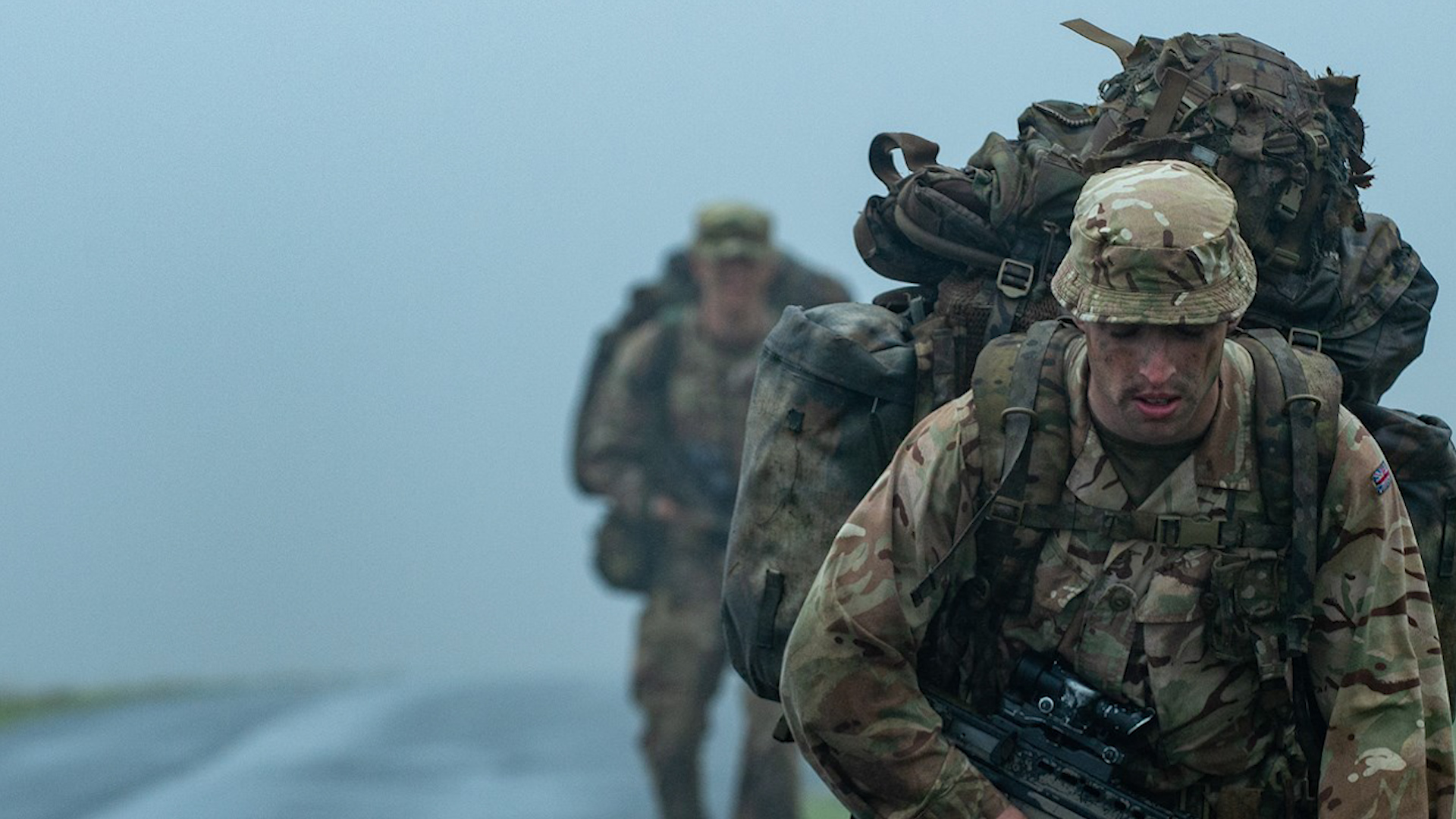 Soldier on Exercise Cambrian Patrol