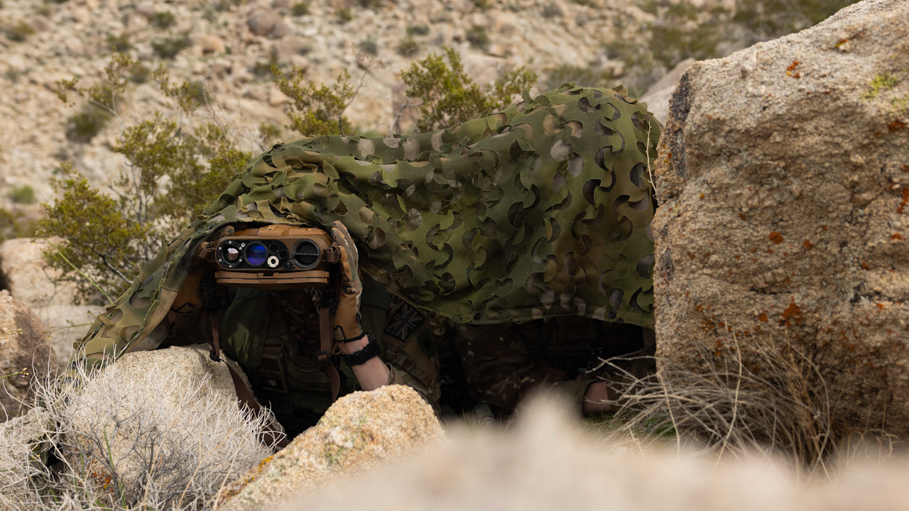 Soldiers from 2nd Battalion The Royal Yorkshire Regiment looking for enemy positions using JIM COMPACT binoculars (Picture: British Army).
