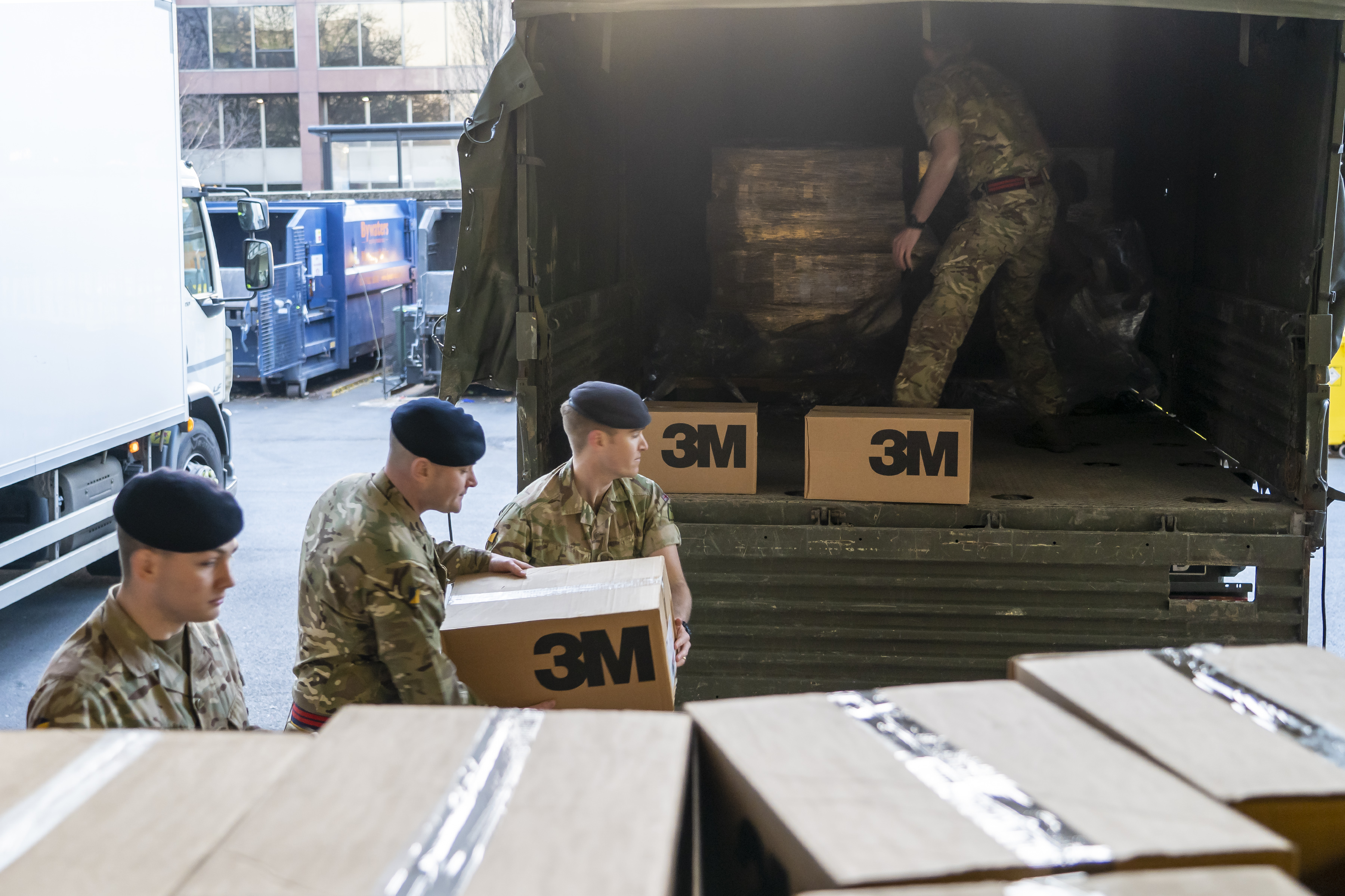 More than 2,600 military personnel are deployed in response to the coronavirus outbreak (Picture: MOD).