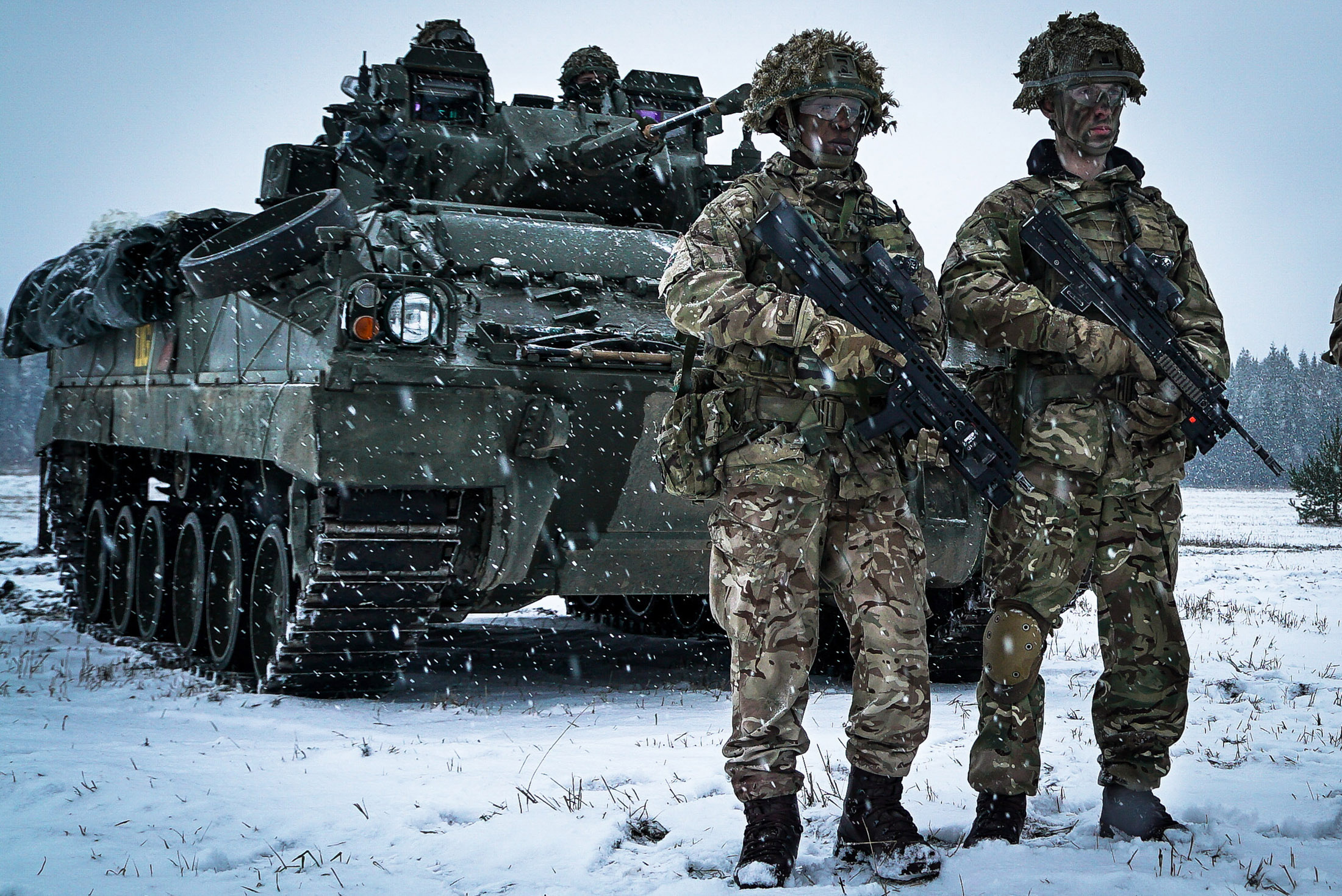 Soldiers from the Royal Welsh Regiment on NATO's Enhanced Forward Presence mission in 2018 (Picture: NATO).