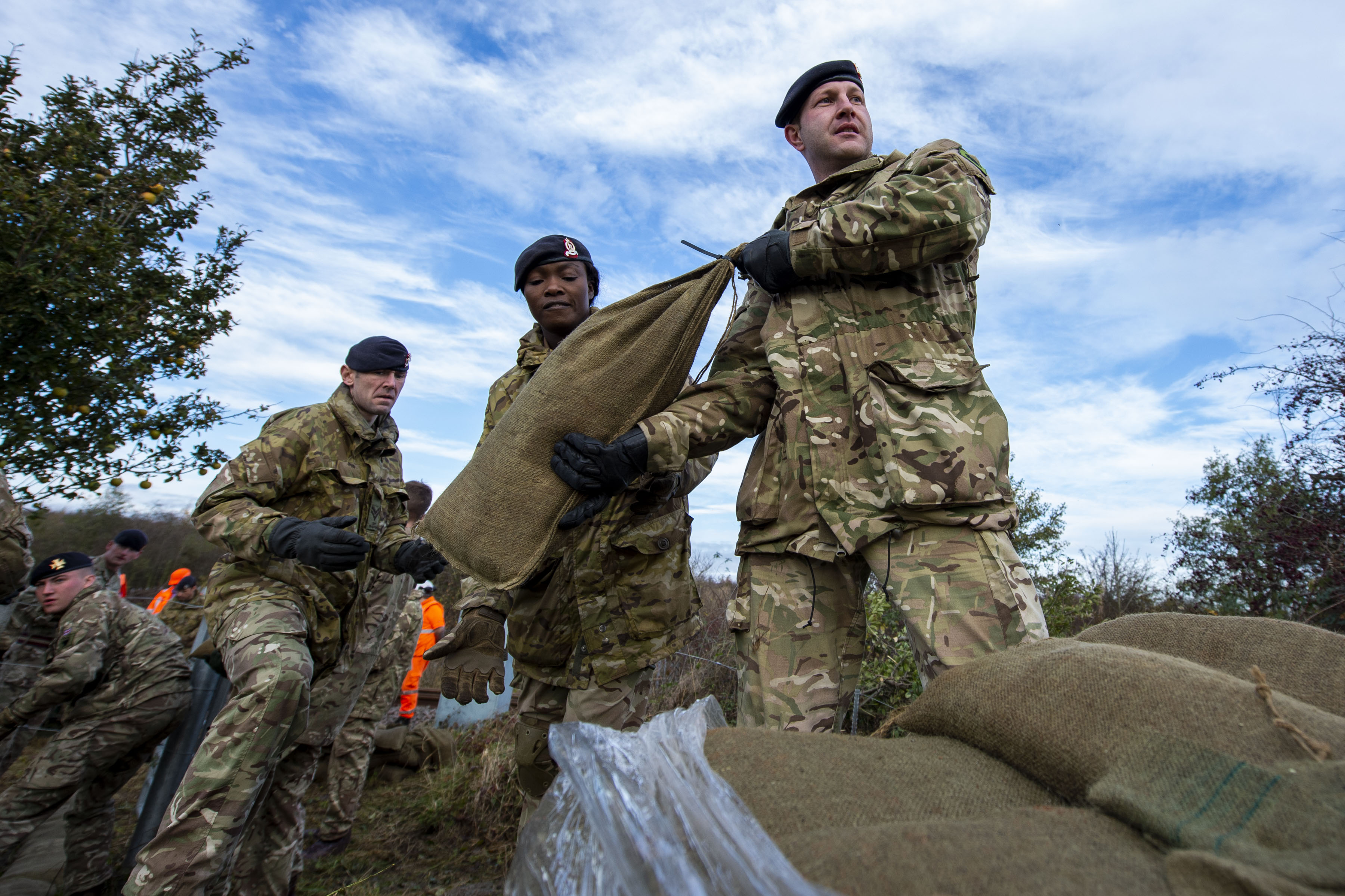Cover Image: British troops help with floods in South Yorkshire last year (Picture: MOD).
