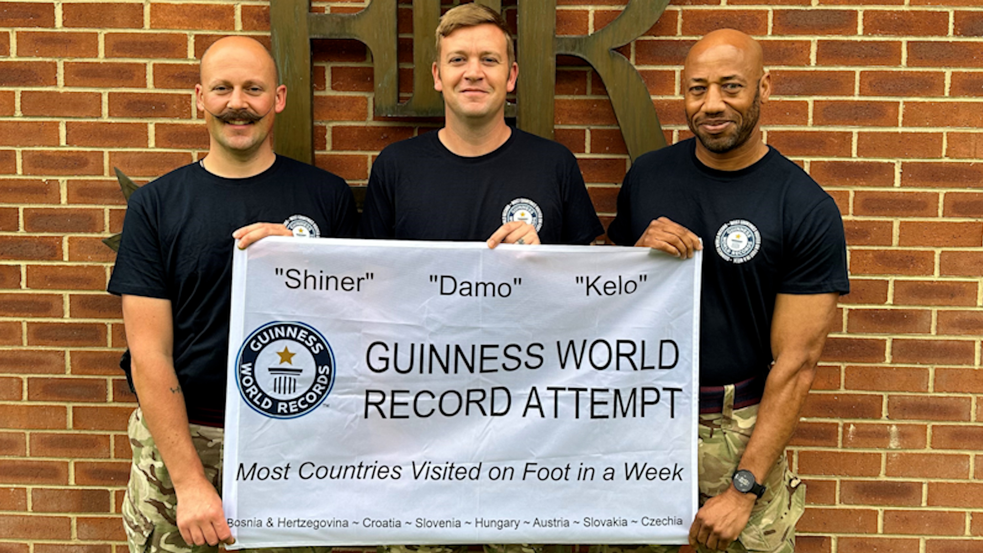Soldiers set world record for most number of countries crossed on foot 07102023 CREDIT British Army