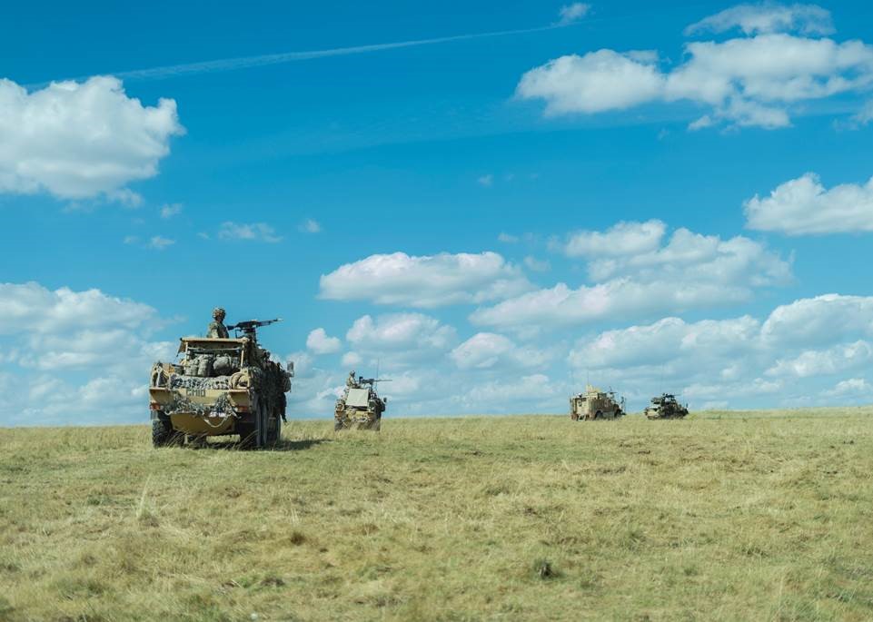 The soldiers will use Jackal vehicles to provide situational awareness and intelligence during the deployment (Picture: MOD).