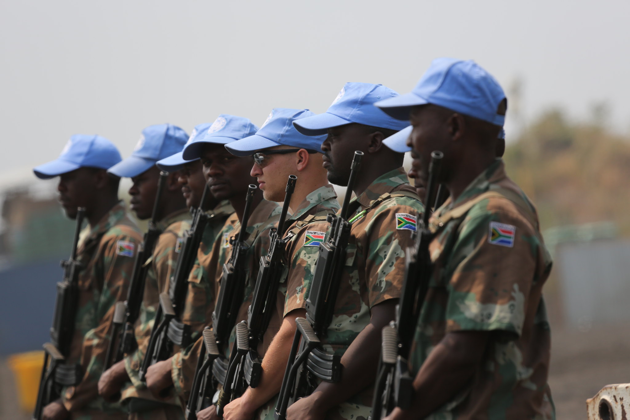 South African soldiers on a UN mission in the Congo