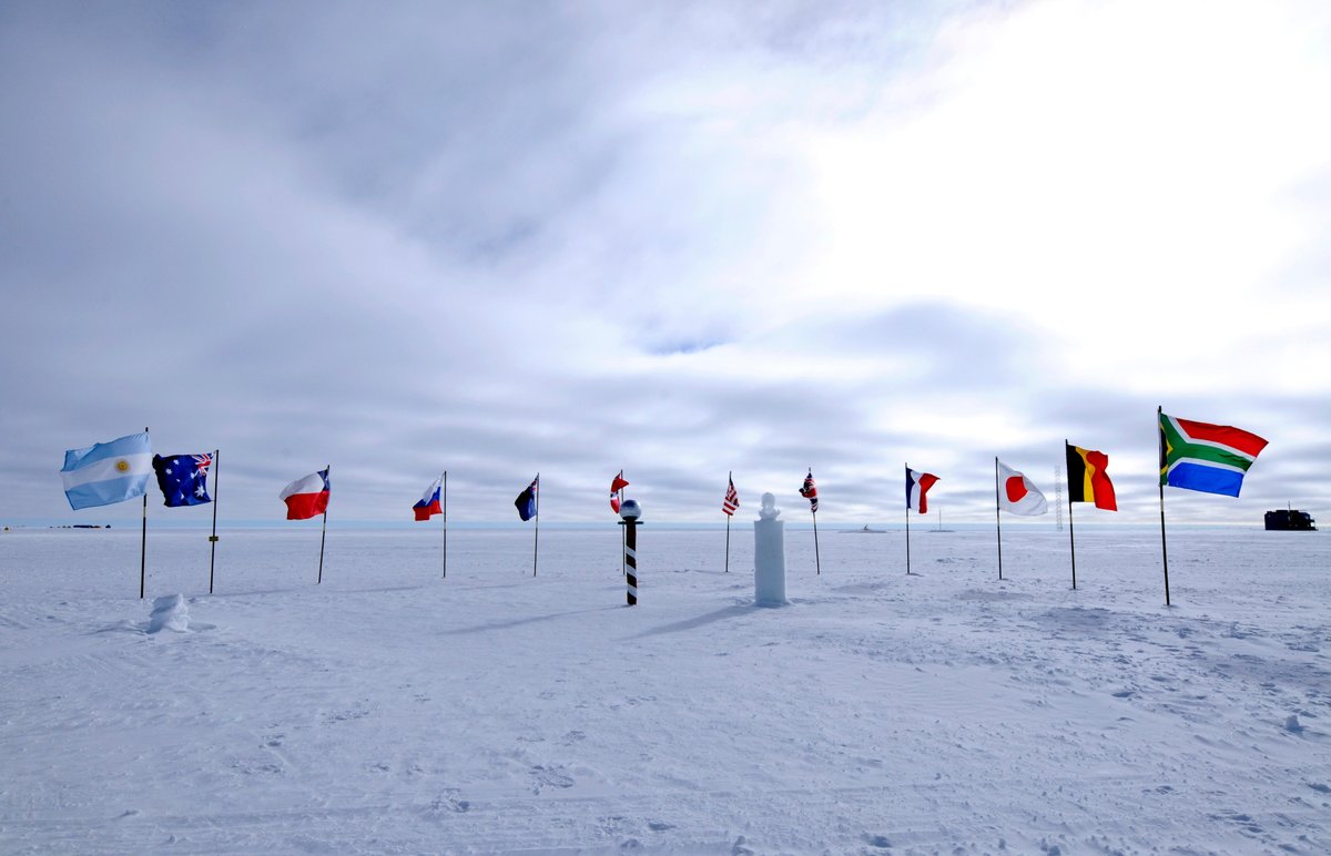 South Pole Antarctica BAz Gray trek