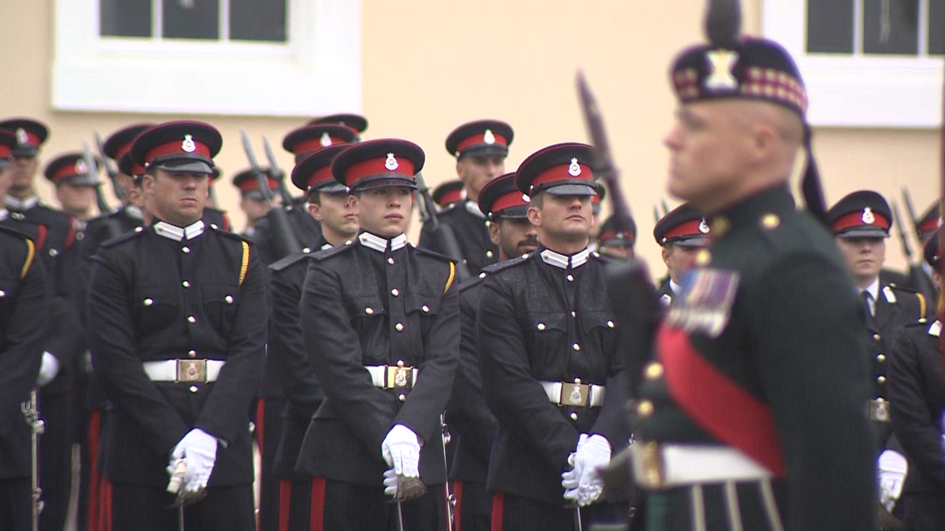Sovereign Parade at Sandhurst with Mark Carleton-Smith  100818