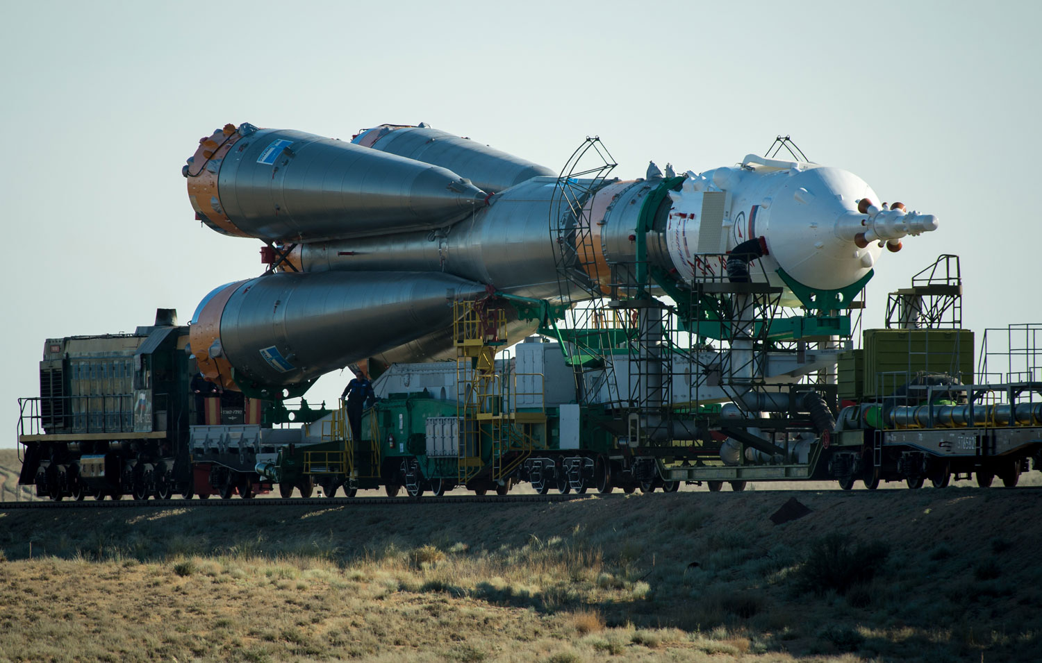 Soyuz TMA-09M spacecraft at Baikonur 