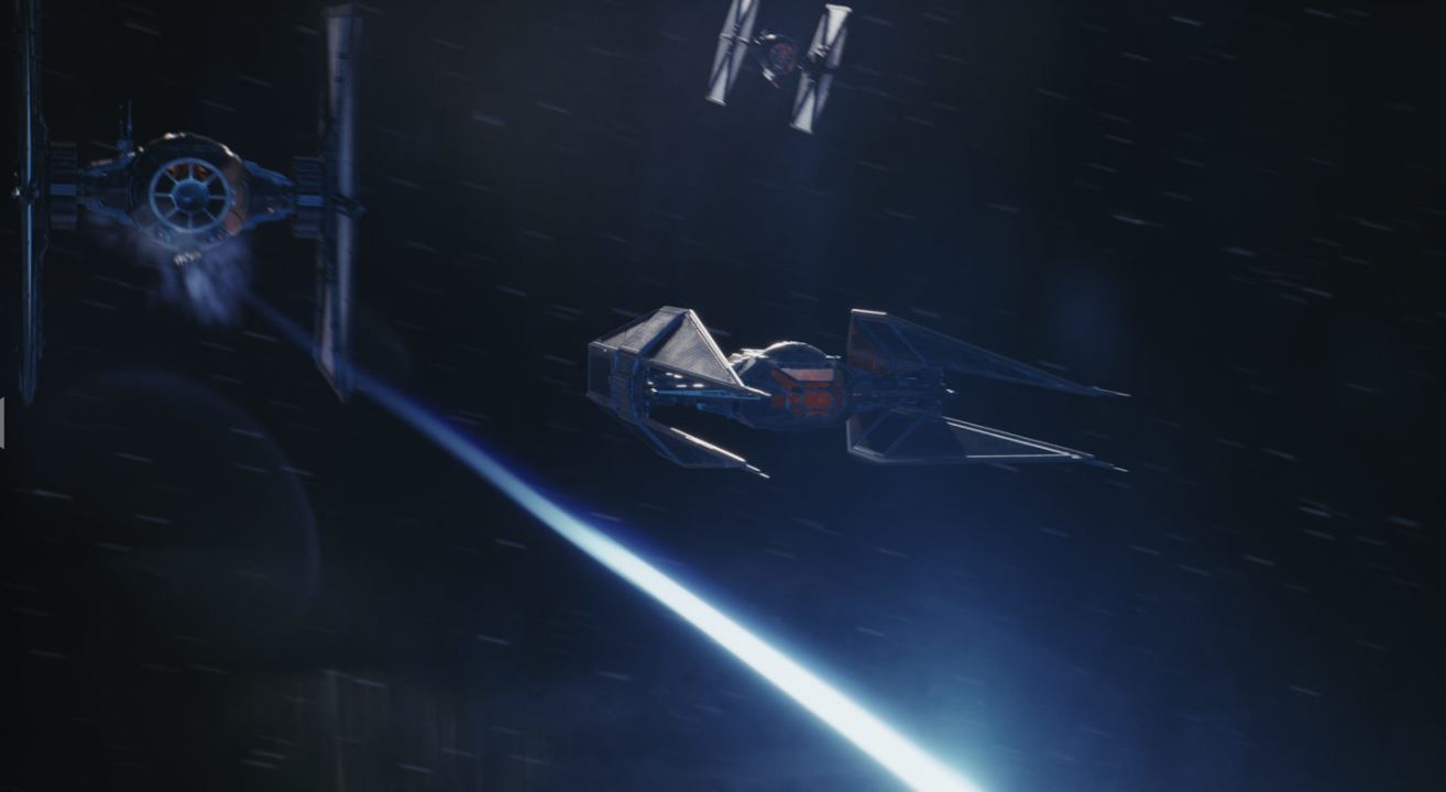 Space battle - Star Wars Last Jedi