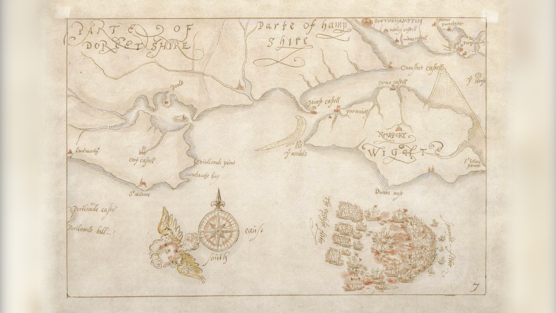 Cover image: One of the maps that chart the defeat of the Spanish Armada (Picture: NMRN).
