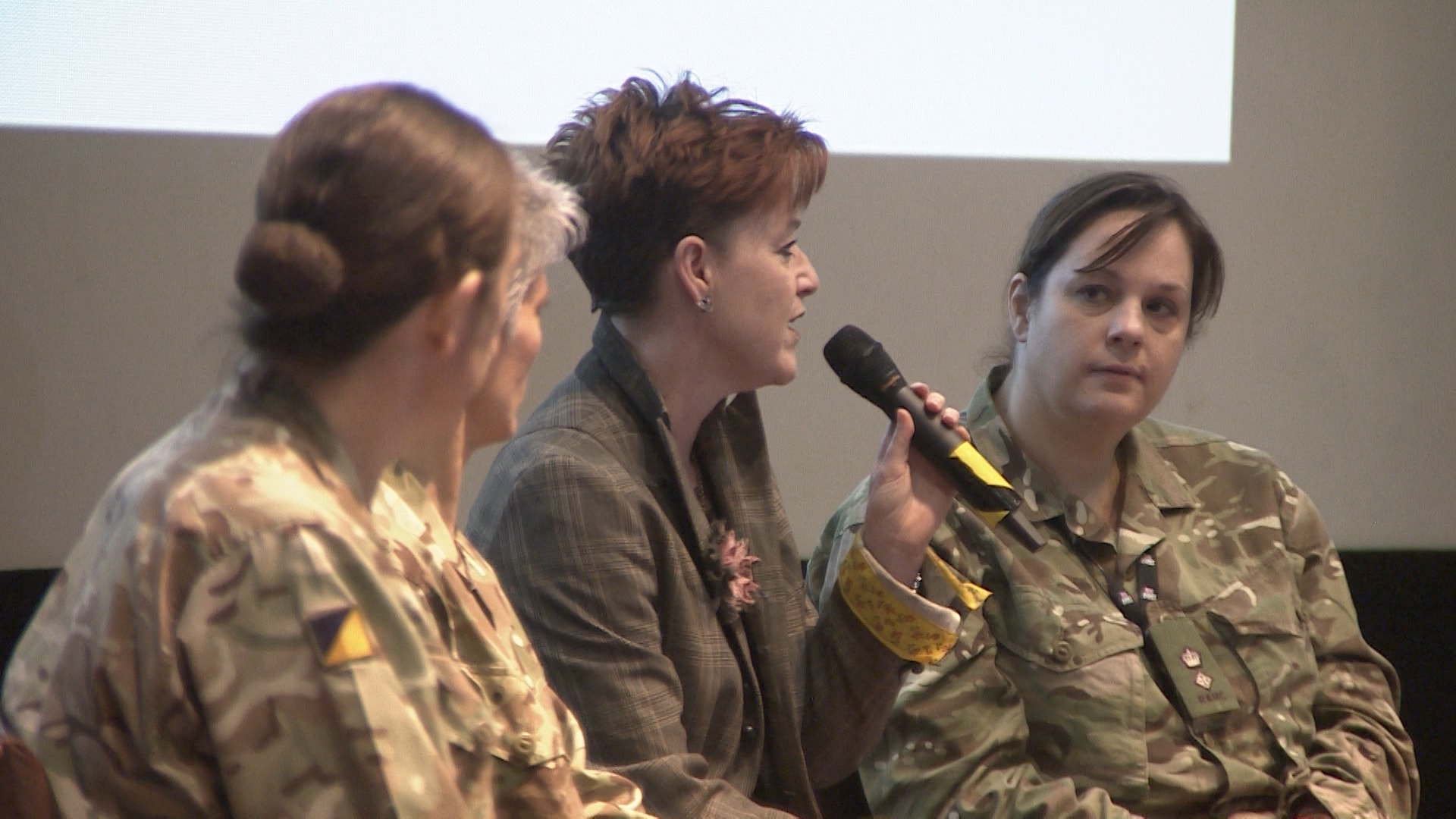 Speakers at Army Servicewomen Conference 040320 CREDIT BFBS.jpg 