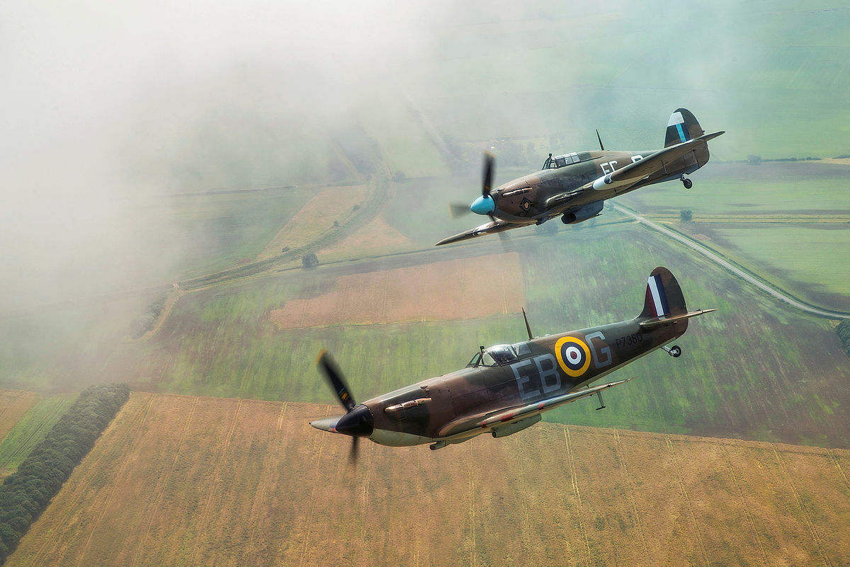 Spitfire front Hurricane rear 2016