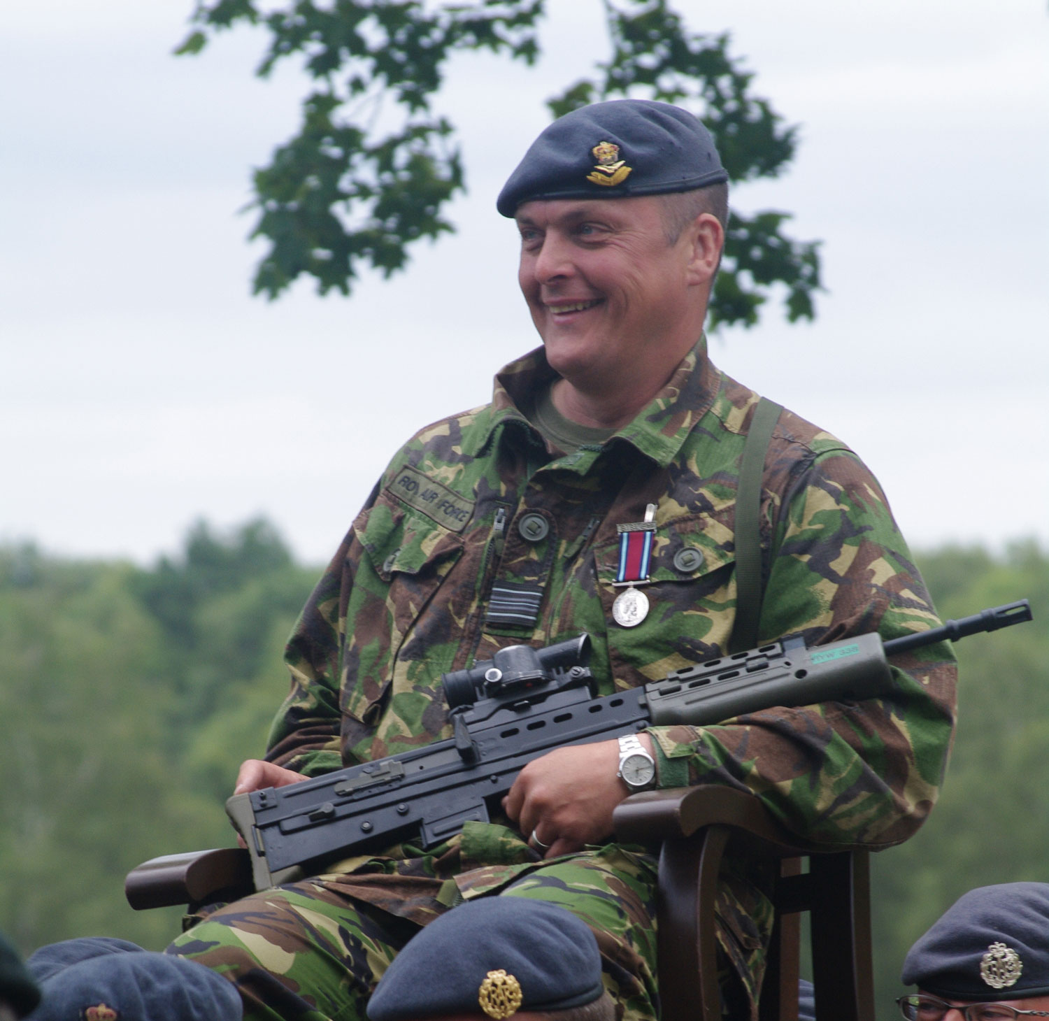 Squadron Leader (Retired) Lawson Smith in uniform Dumb and Dumber Rude Trip (Picture: Squadron Leader (Retired) Lawson Smith).