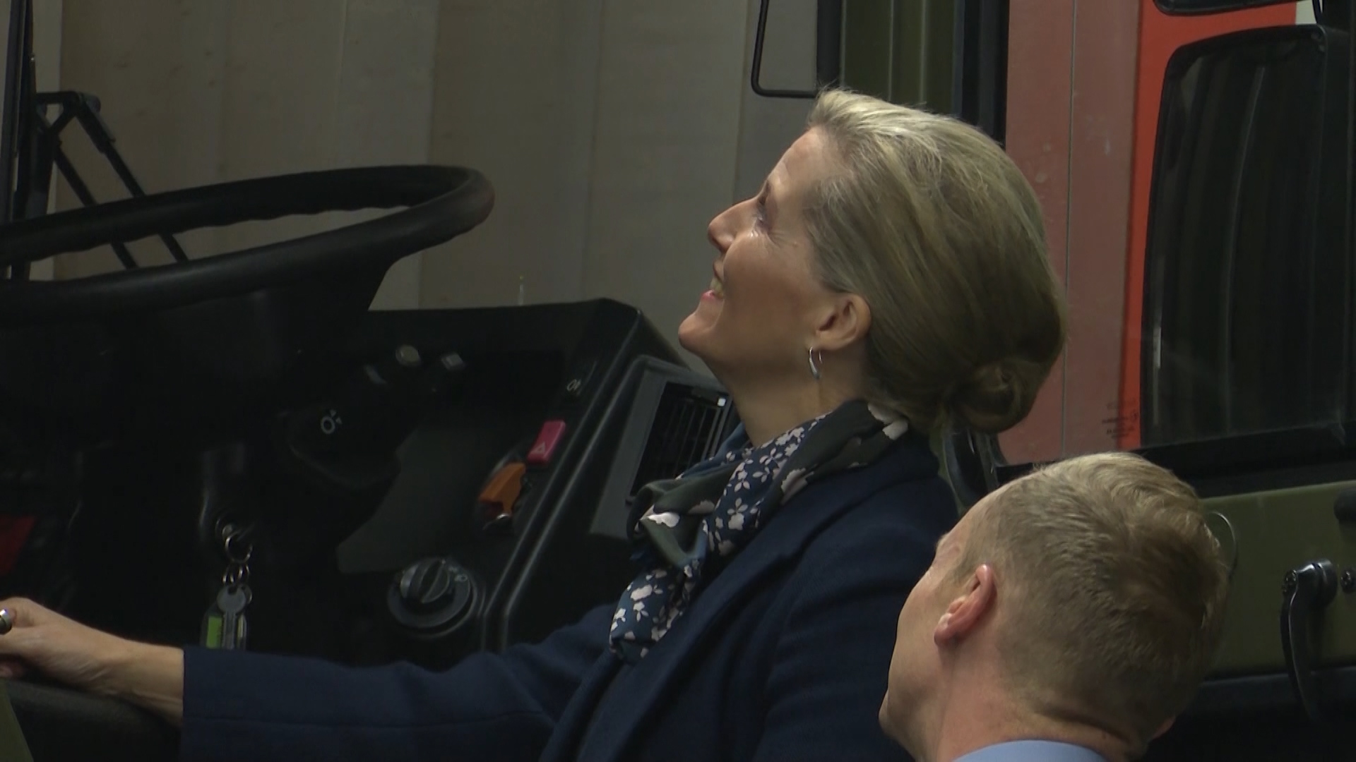 St Mawgan HRH Sophie Wessex 051218 BFBS