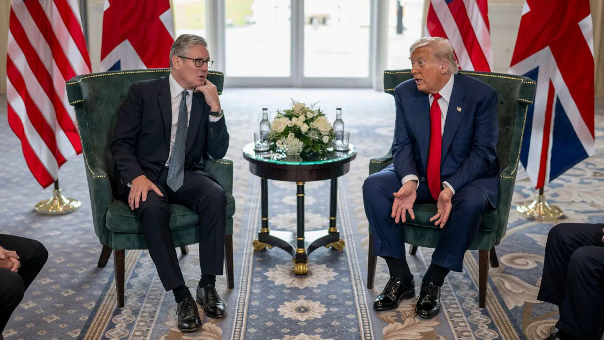 President Trump and the Prime Minister last came together at Turnberry golf course (Picture: Alamy)