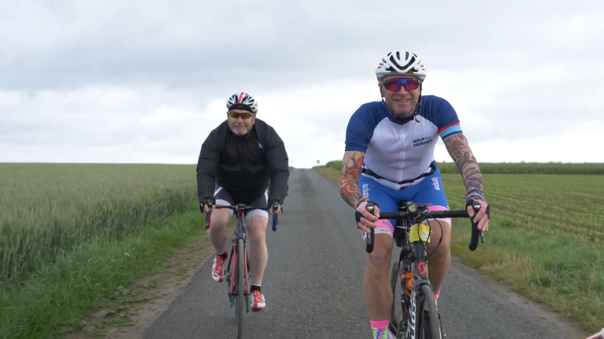 Steve Craddock, Help for Heroes biggest ever individual fundraiser, on his bike