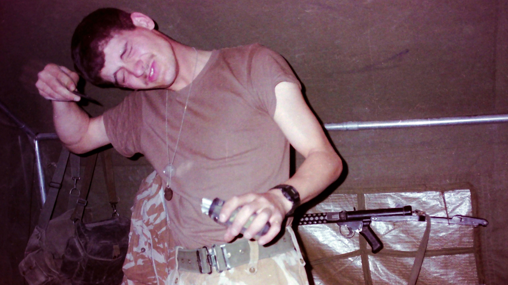 Steve took part in Operation Granby in 1991