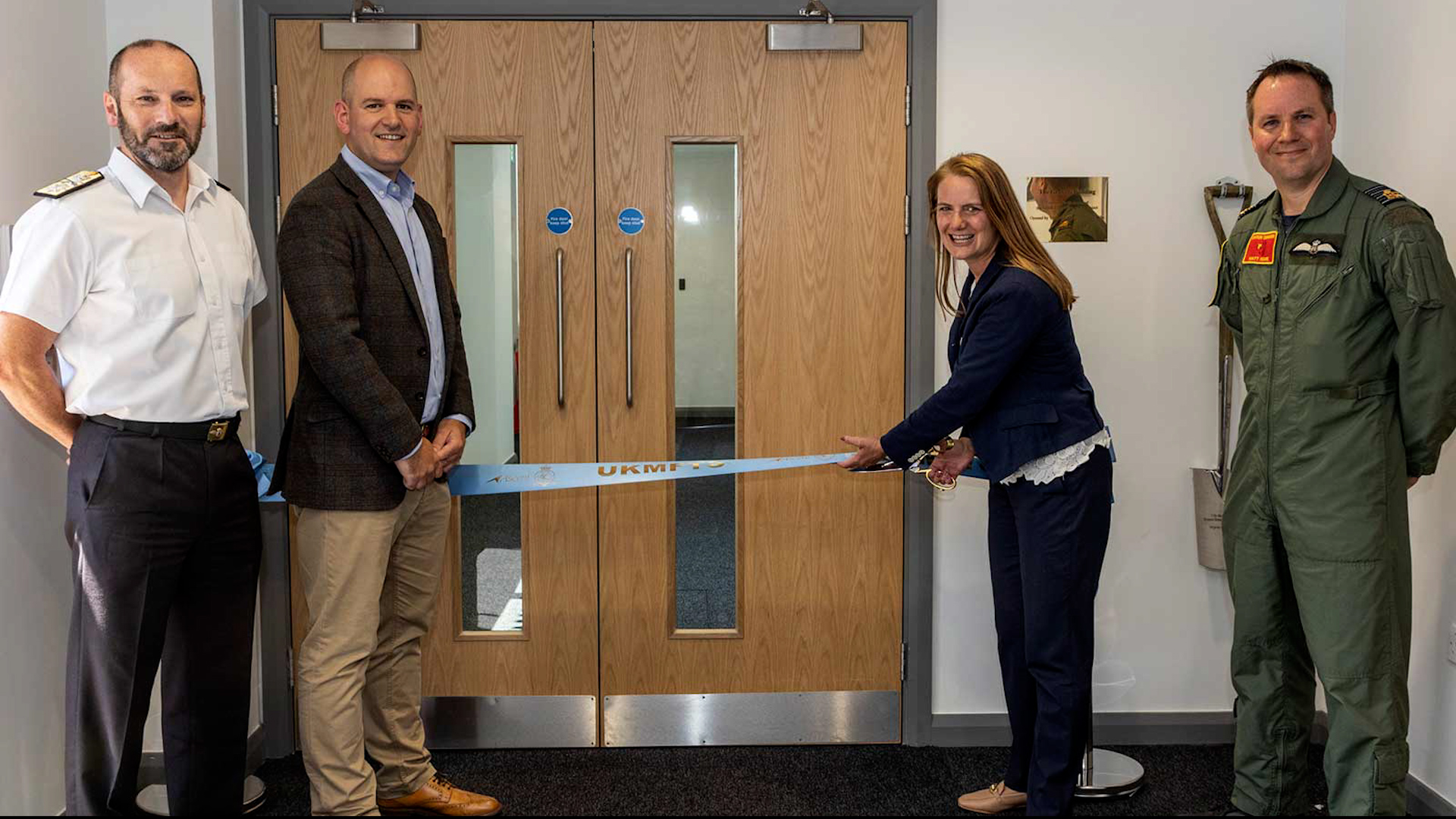Strategic Defence and Security Review (SDSR) building at RAF Valley official opening Virginia Crosbie, MP for Ynys Môn 120623 CREDIT ASCENT 