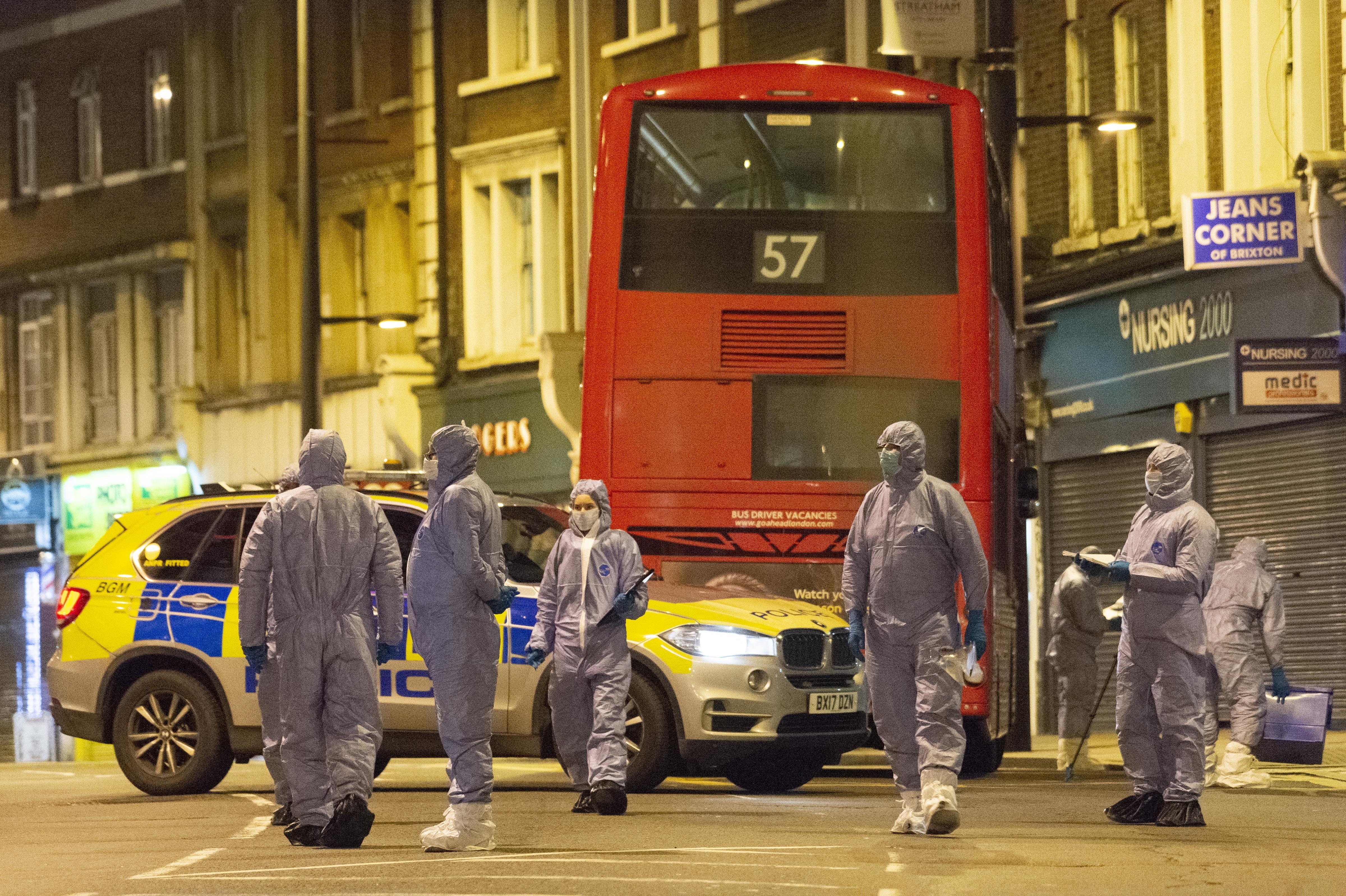  The aftermath of the Streatham attack (Picture: PA).