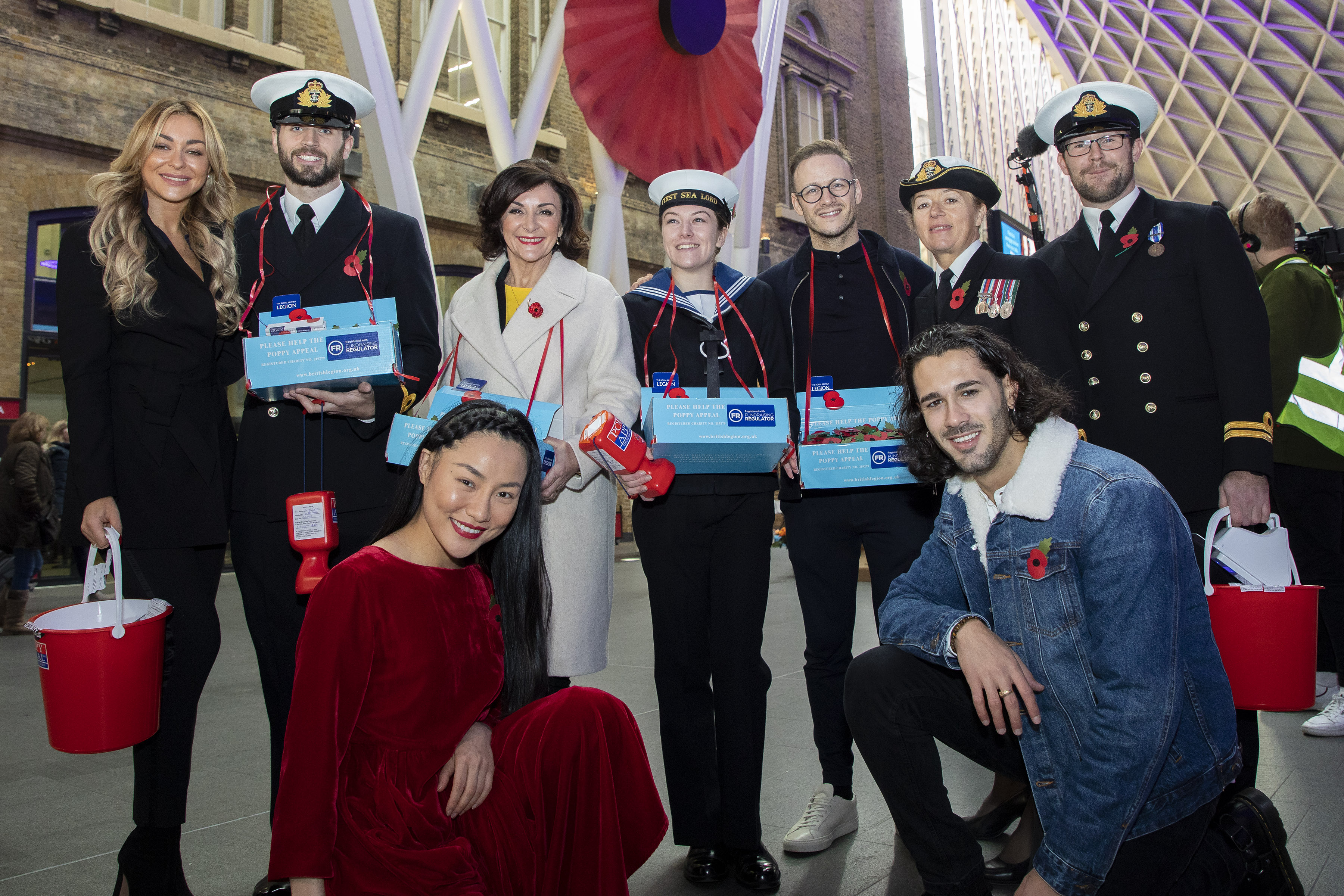Strictly Stars help out with Poppy Appeal