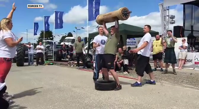 Lift that log - and hold it there