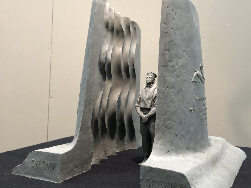 Submarine service memorial statue concept by Paul Day for the National Memorial Arboretum 11022021 CREDIT THE SUBMARINER MEMORIAL APPEAL