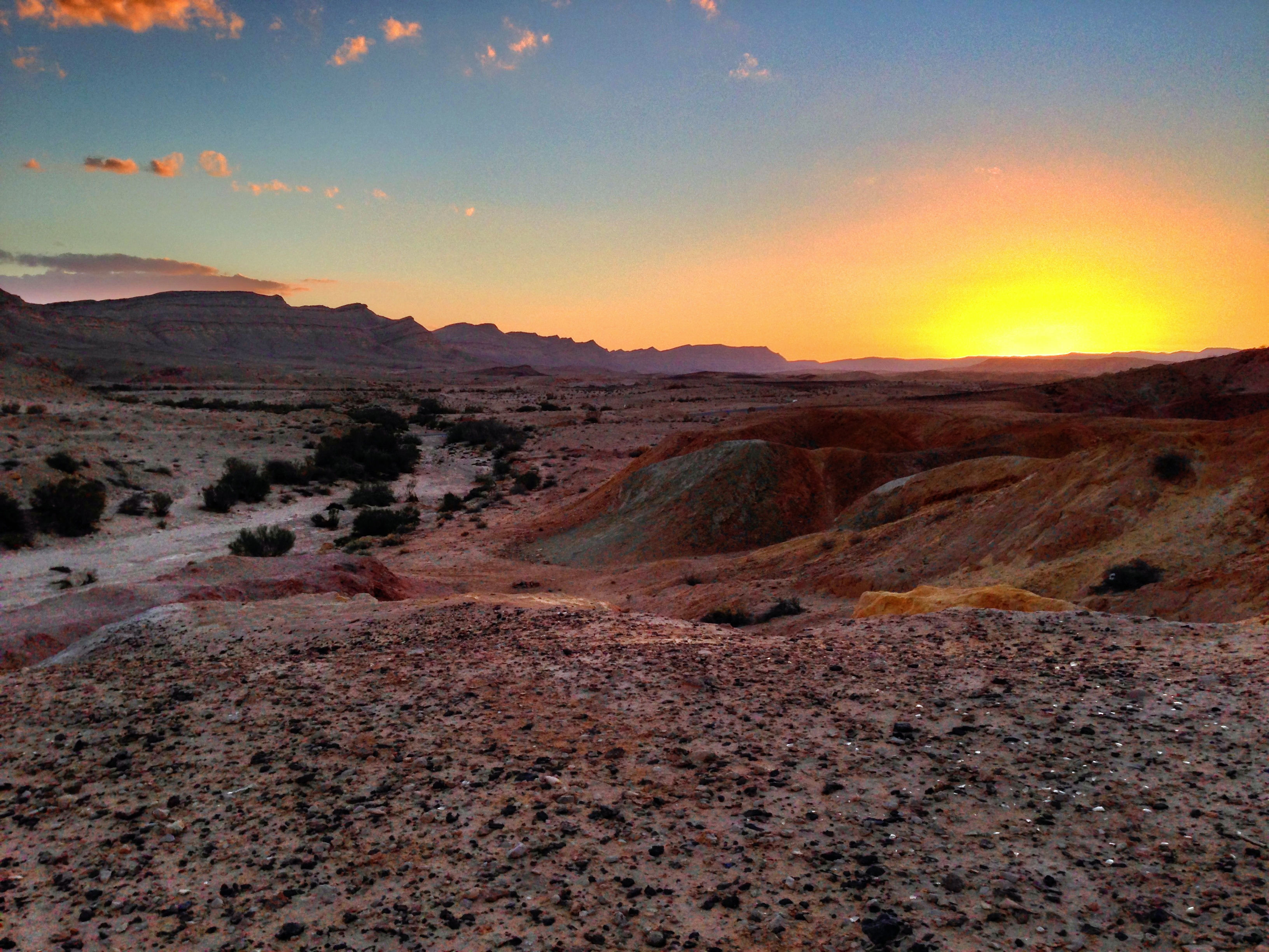 Sunset_in_the_Negev_Desert_near_Yeruham,_Israel by Matthew J Parker