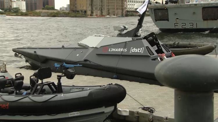 Surveillance vessels at DSEI 2019