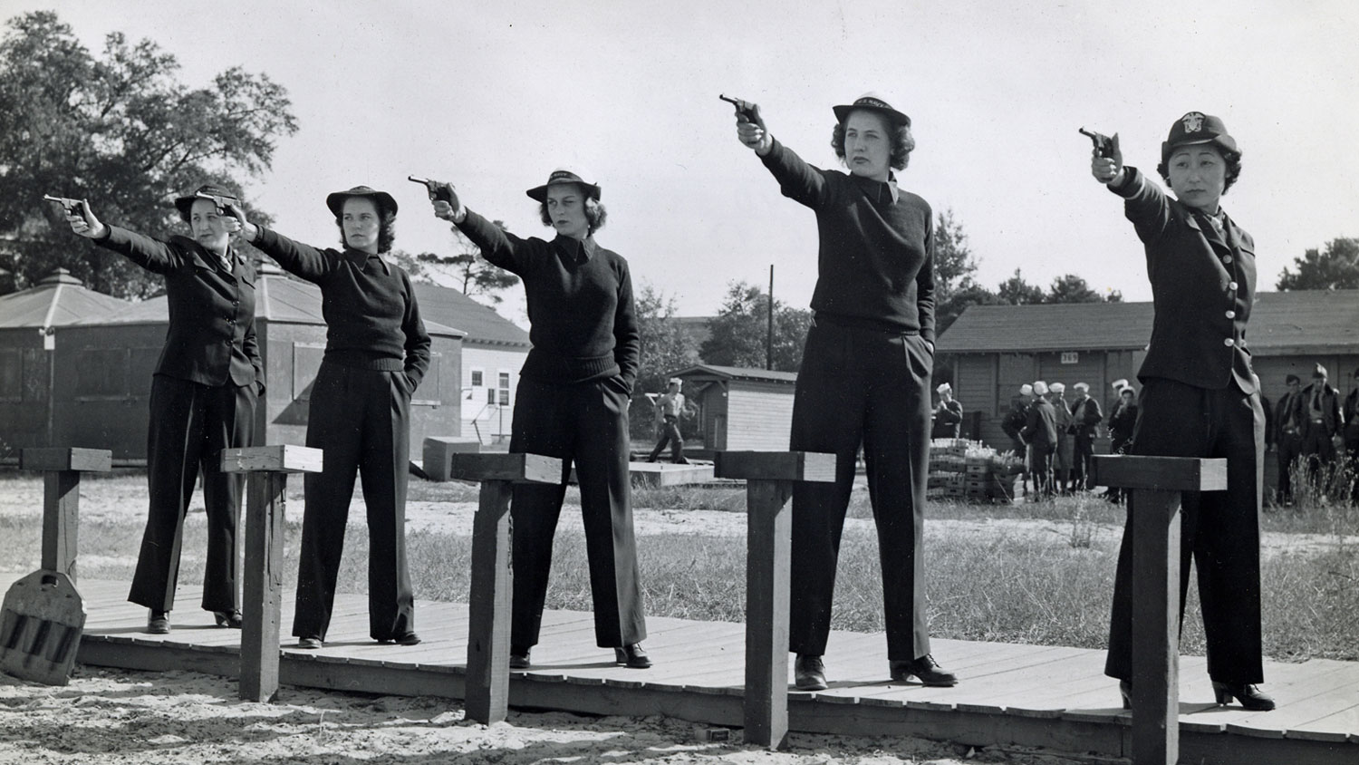 Lt Susan Ahn Cuddy Pistol Range Group Credit Flip Cuddy