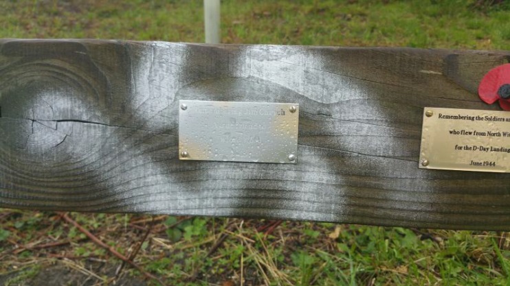 Swastikas sprayed on D-Day veterans' bench at Twyford Woods 2 Credit Lincolnshire Police 100619