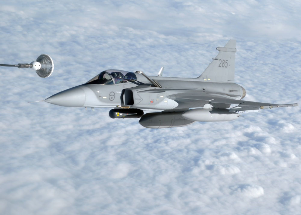 Swedish-built JAS 39 Gripen