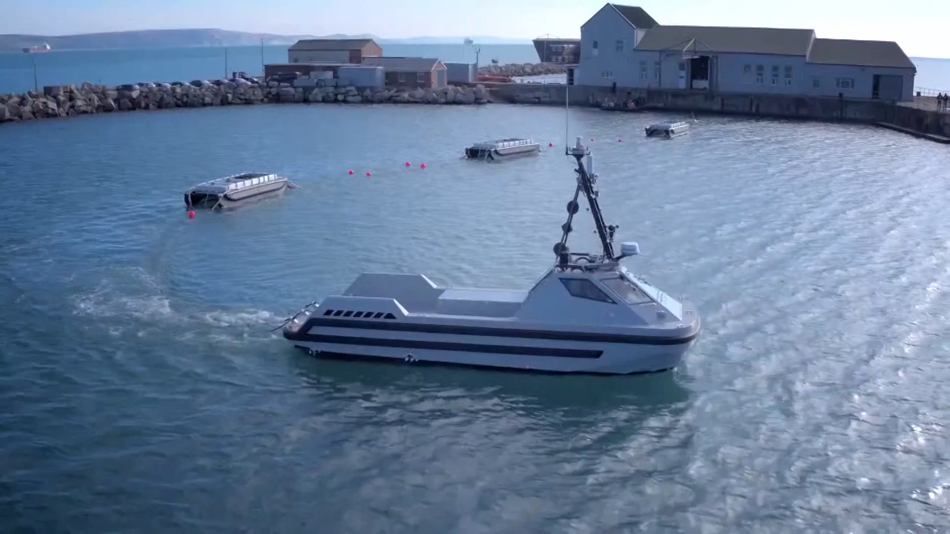 The Sweep system neutralises a mine threat automatically