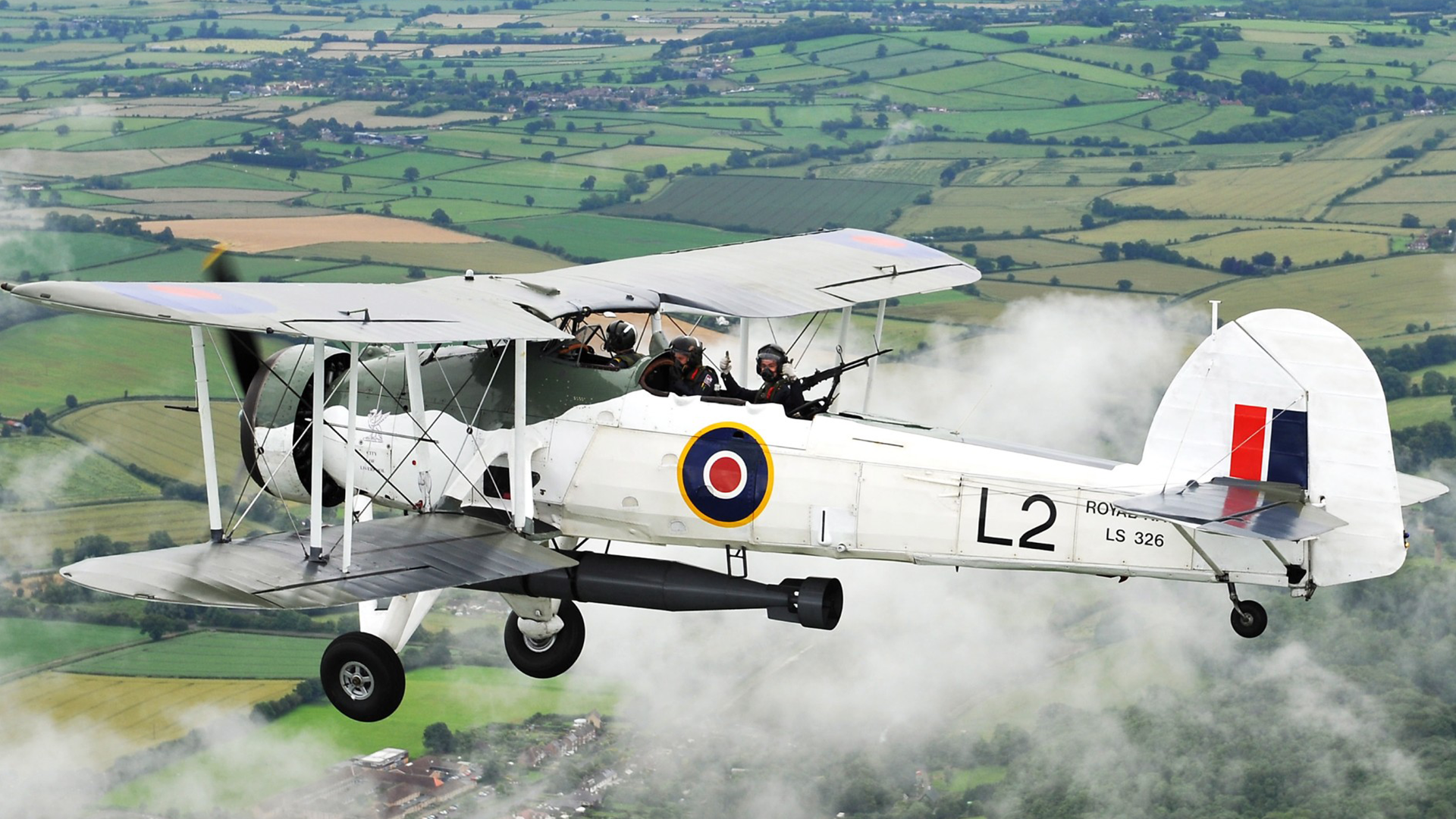 Swordfish aircraft in the sky