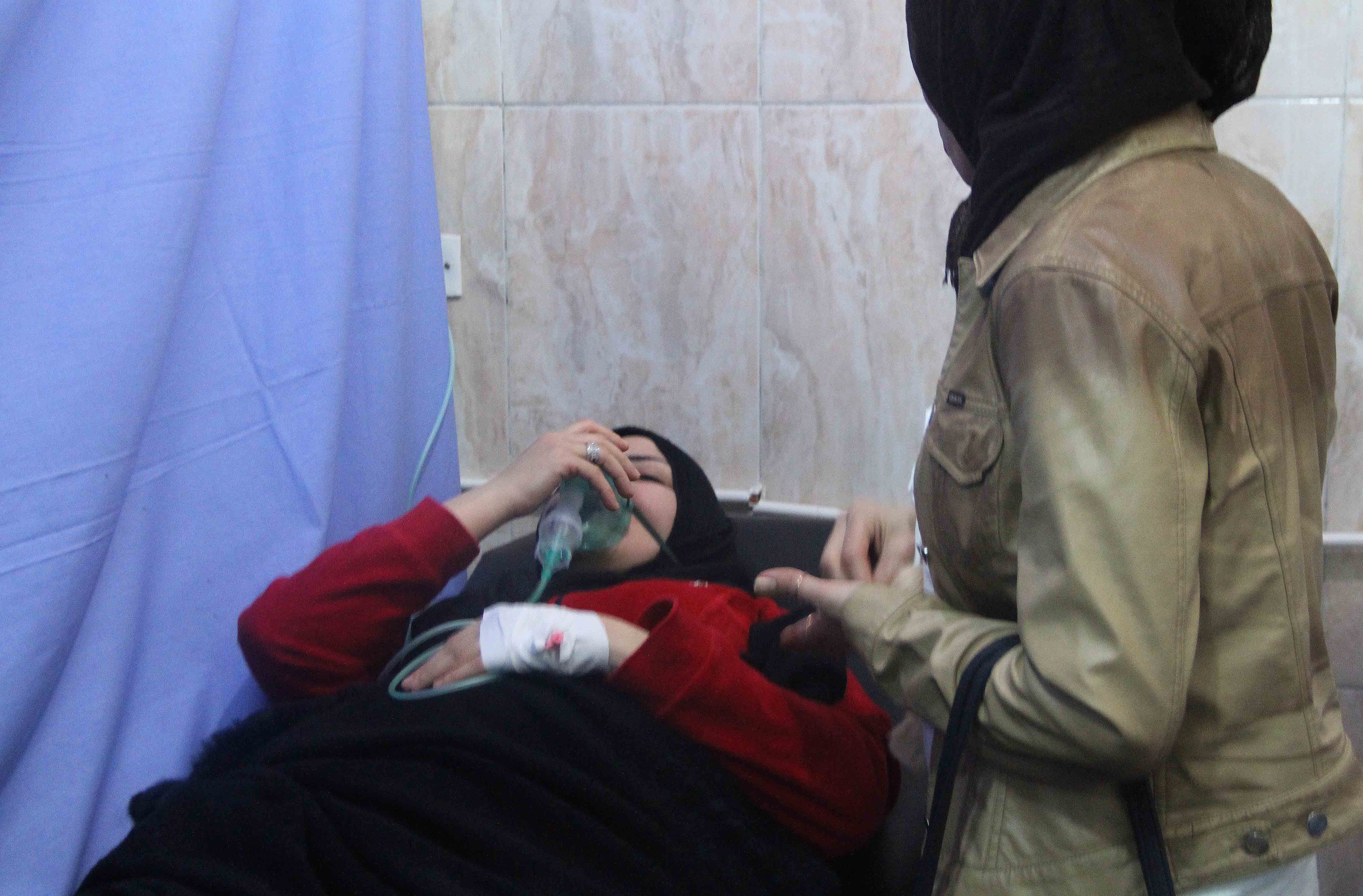 Syria Aleppo Gas Attack PA