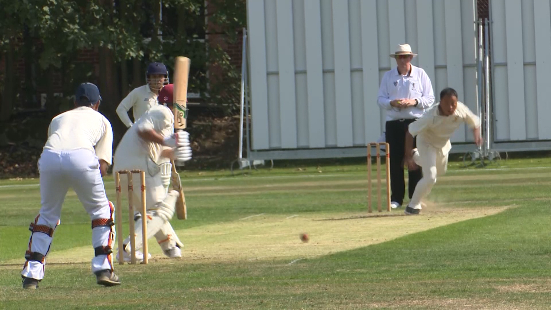 Battling it out for the Army Cricket championship (Credit: Forces News)