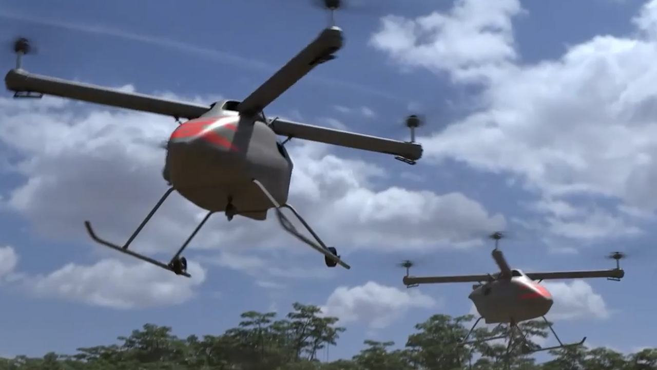 The SeaOnyx UAV design is also in the running to become the Marines' Medium Autonomous Resupply Vehicle (Picture: Leidos).