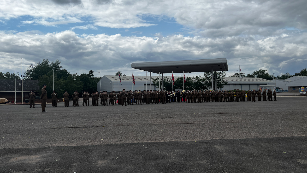The Gurkha parade was held at Invicta Park Barracks.