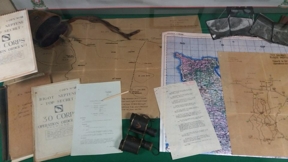 Top secret plans for XXX Corps' part in Operation Neptune, the naval landings on D Day