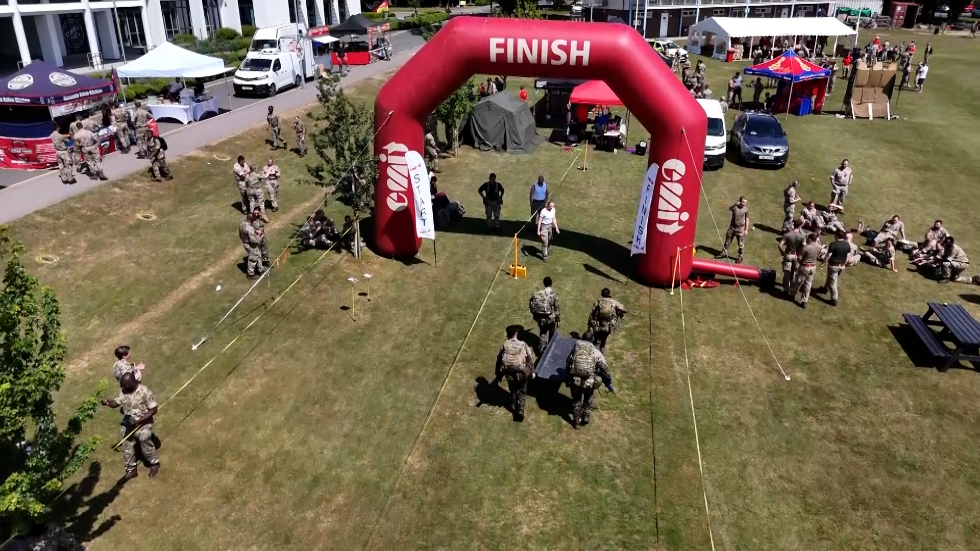 The spirit of competition meets the spirit of comradeship as soldiers from various units come together to pit themselves against the various tasks the face