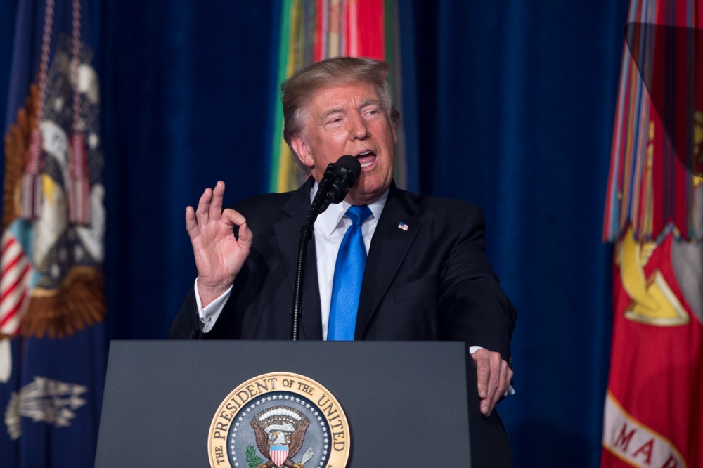 TRUMP at address